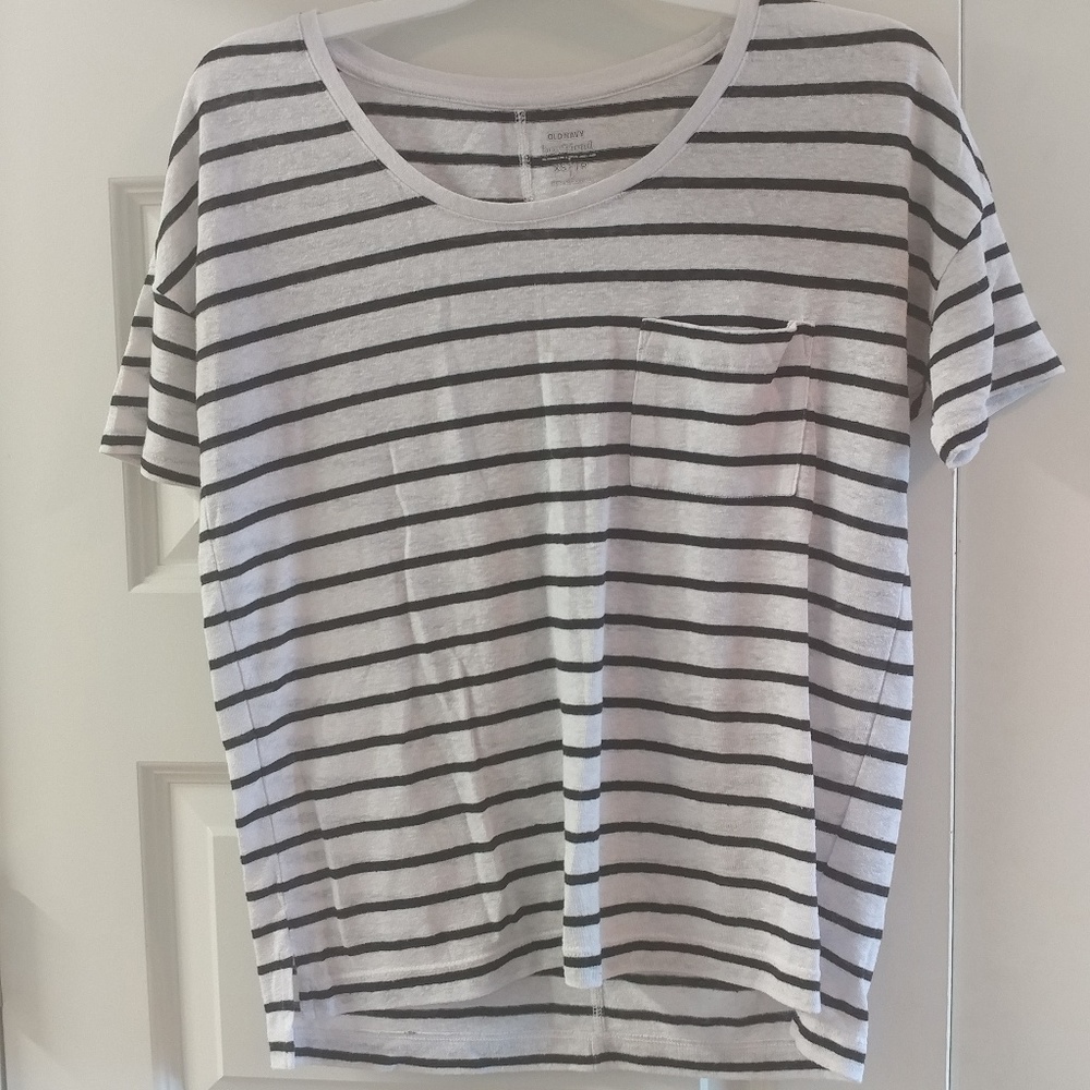 Black and White Stripe Shirt